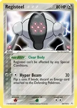 Registeel (#29/110) EX - Holon Phantoms MP Pokemon - Image 1