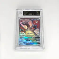 Pokemon BGS 10 BLACK LABEL Charizard GX FA 2019 SV49/SV94 Hidden Fates English - Image 1