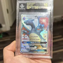 Pokemon BGS 10 BLACK LABEL Charizard GX FA 2019 SV49/SV94 Hidden Fates English - Image 3