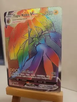 Tapu Koko VMAX 166/163 - Rainbow Secret Rare Battle Styles Pokemon - Image 2