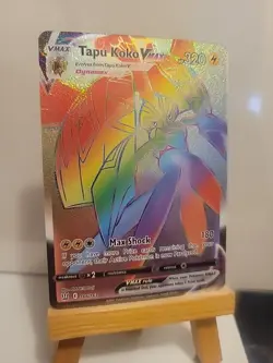 Tapu Koko VMAX 166/163 - Rainbow Secret Rare Battle Styles Pokemon - Image 3