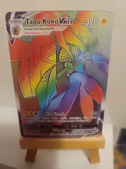 Tapu Koko VMAX 166/163 - Rainbow Secret Rare Battle Styles Pokemon - Image 4