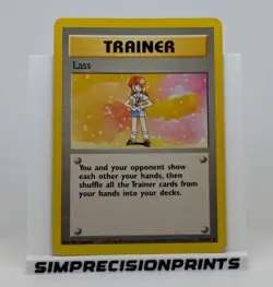 Lass 75/102 Pokemon TCG Base Set Regular Unlimited Rare 075/102 - Image 1