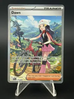 Dawn 129/094 Me02: Phantasmal Flames Holo Near Mint Pokemon - Image 1
