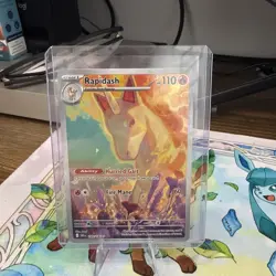 Pokemon TCG Destined Rivals Rapidash 189/182 Illustration Rare Full Art Holo - Image 1