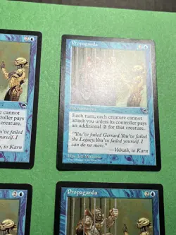 x4 **Propaganda** ~Tempest~ MTG: Magic the Gathering, Light Play (LP) - Image 3