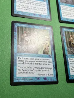 x4 **Propaganda** ~Tempest~ MTG: Magic the Gathering, Light Play (LP) - Image 4