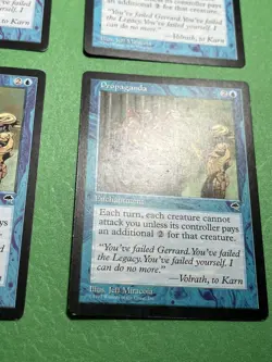 x4 **Propaganda** ~Tempest~ MTG: Magic the Gathering, Light Play (LP) - Image 5