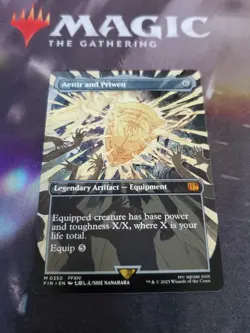 Mtg. Aettir and Priwen. Borderless. Final Fantasy. Pack Fresh - Image 1