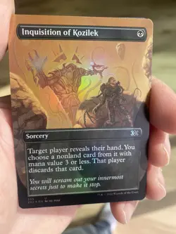 MTG, Inquisition of Kozilek (Borderless), Double Masters 2022, 355 Foil Uncommon - Image 1