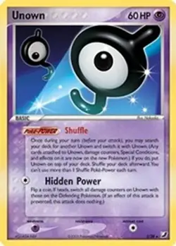 Unown (#J/28) - Holofoil EX - Unseen Forces MP Pokemon - Image 1