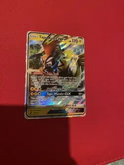 Pokemon Sun & Moon Guardians Rising tapu koko gx 047 47/145 mint condition great - Image 1