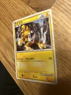 RAIKOU 061/L-P Legend Perfect Set Promo Japanese Pokemon Card Vintage 2010 - Image 3