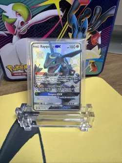Pokemon TCG Rayquaza GX 177a/168 Alternate Secret Rare Holo Card Near Mint - Image 1