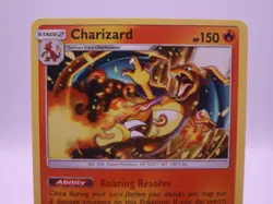 POKEMON CARD CHARIZARD RARE SUN & MOON TEAM UP 014/181 - Image 3