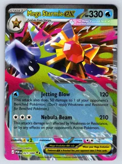 Mega Starmie ex 021/088 Double Rare Perfect Order Pokemon NM - Image 1