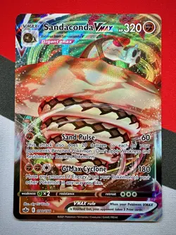 Sandaconda VMAX 090/198 Chilling Reign Ultra Rare Pokemon PACK FRESH - Image 1