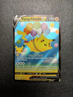 Pokemon TCG Flying Pikachu V 006/025 Celebrations 25th Holo Ultra Rare NM - Image 1