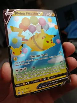 Pokemon TCG Flying Pikachu V 006/025 Celebrations 25th Holo Ultra Rare NM - Image 3