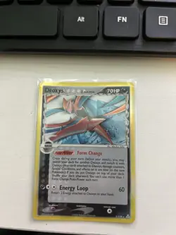 Pokemon TCG Deoxys 3/110 Holon Phantoms Holo Rare 70 HP Energy Loop - Image 1