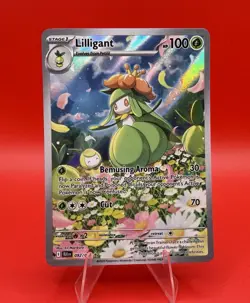 Pokemon Lilligant 092/086 Illustration Rare Holo NM Black Bolt - Image 1