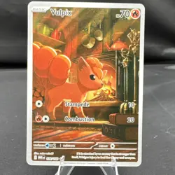 Pokemon tcg Vulpix Me01: Mega Evolution Illustration Rare Holo 138/132 70 HP - Image 1