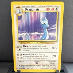 Pokemon TCG Dragonair Base Set 18/102 Stage 1 80 HP Uncommon Regular English - Image 1