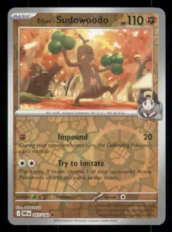 Ethan's Sudowoodo SV10: Destined Rivals #093/182 Common Reverse Holo Pokemon NM - Image 1