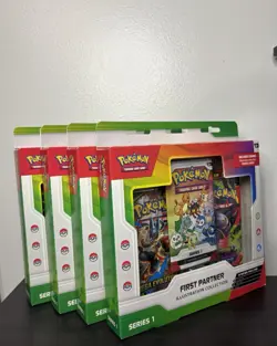 Pokemon TCG First Partner Illustration Collection Series 1 Sealed Lot Of 4 - Image 2