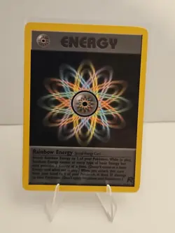 Pokemon TCG Rainbow Energy Rare Unlimited Team Rocket Set 80/82 - Image 1