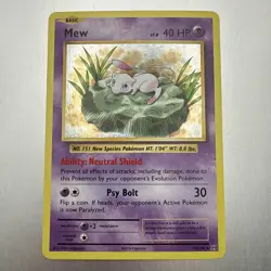 Pokemon 2016 Xy Lily Pad Mew 53/108 - Image 1
