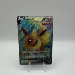 Flareon V Ultra Rare Full Art Holo 169/203 Evolving Skies Pokemon TCG 210 HP - Image 1