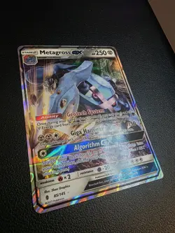 Pokemon TCG Holo Full Art Metagross GX SM - Guardians Rising 85/145 - Image 2