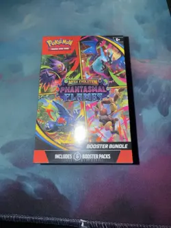 Pokemon TCG Mega Evolution Phantasmal Flames Booster Bundle Box Sealed - Image 1