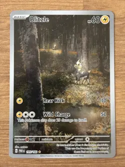 Pokemon Blitzle 195/182 Illustration Rare Paradox Rift 2023 NEAR MINT - Image 1