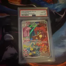 Pokemon Sawsbuck SV05 Illustration Rare Holo 166/162 PSA 10 English - Image 1