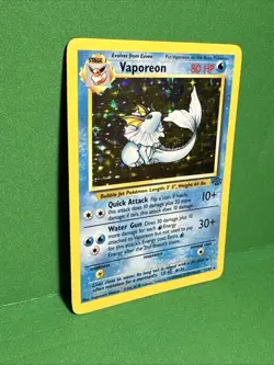 Pokemon TCG Vaporeon Jungle 12/64 Holo Rare 1999 The Pokemon Company Unlimited - Image 4