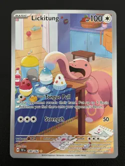 Lickitung 180/162 Sv05: Temporal Forces Illustration Rare Pokemon TCG - M/NM - Image 1