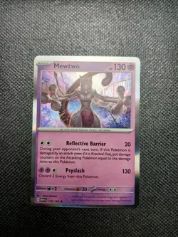 Mewtwo 151 Holo Pokemon TCG 150/165 Scarlet & Violet Rare NM - Image 1