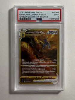 Pokemon TCG - Origin Forme Dialga VSTAR GG68 Crown Zenith | PSA 9 Gem Mint - Image 2