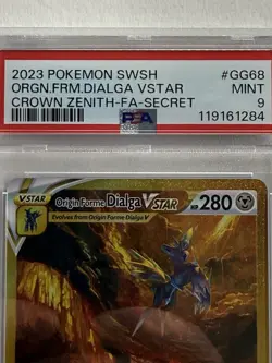 Pokemon TCG - Origin Forme Dialga VSTAR GG68 Crown Zenith | PSA 9 Gem Mint - Image 3