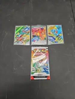 Pokemon TCG First Partner Illustration Collection Series 1 Kanto GEN 1 Starters - Image 1