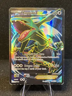 Pokemon TCG Rayquaza EX 104/108! Damaged Condition! See Description! - Image 1