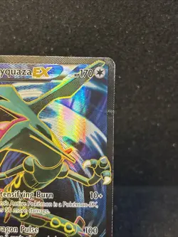 Pokemon TCG Rayquaza EX 104/108! Damaged Condition! See Description! - Image 2