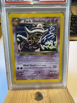 2002 POKEMON NEO DESTINY DARK SLOWKING #20 PSA9 MINT - Image 4
