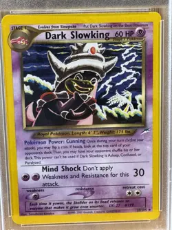 2002 POKEMON NEO DESTINY DARK SLOWKING #20 PSA9 MINT - Image 5