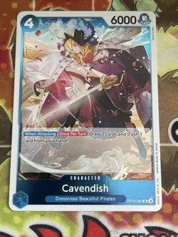 Cavendish OP10-045 NM English One Piece TCG - Image 1