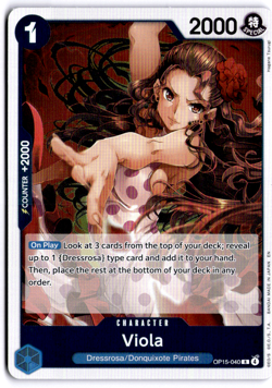 Viola Foil OP15-040 Adventure on Kami's Island One Piece - Image 1