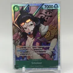 One Piece TCG Royal Blood Smoker #OP10-030 SR Super Rare Foil English - Image 1