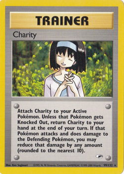 Pokemon Card - Charity Gym Heroes 99/132 Rare Nice Condition - Image 1